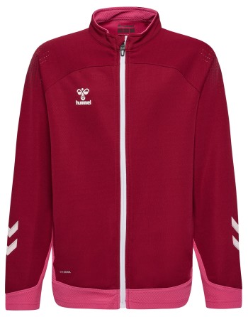 hmlLEAD POLY ZIP JACKET KIDS / Trainingsjacke aus Sweatstoff auf Wasserbasis