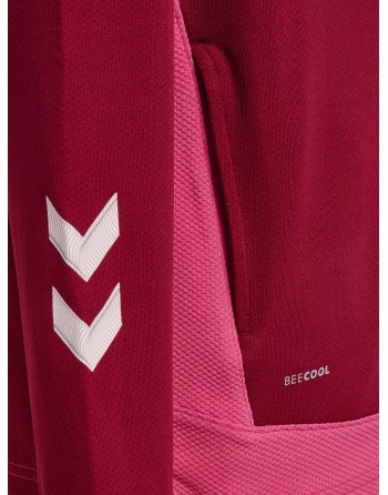 hmlLEAD POLY ZIP JACKET KIDS / Trainingsjacke aus Sweatstoff auf Wasserbasis