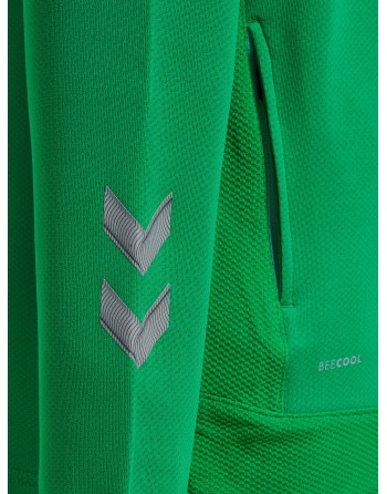 hmlLEAD POLY ZIP JACKET KIDS / Trainingsjacke aus Sweatstoff auf Wasserbasis