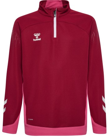 hmlLEAD HALF ZIP KIDS / Trainingsjacke aus Sweatstoff auf Wasserbasis