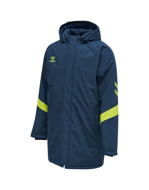 hmlLEAD BENCH JACKET / Hauptmaterial/Futter: Gewebe / Einsatz: Ribstopgewebe / Polsterung: 180 Gramm auf Wasserbasis
