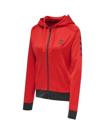 hmlACTION POLY ZIP HOODIE WOMAN