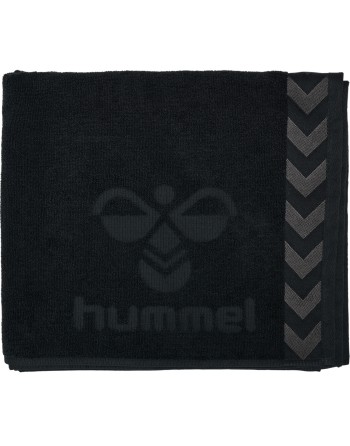 HUMMEL LARGE TOWEL / Handtuch aus Jacquard-Strick mit hummel-Logo und Winkeln