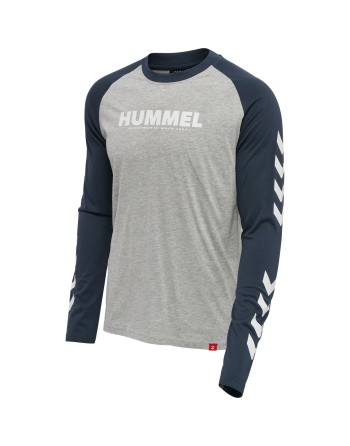 hmlLEGACY BLOCKED T-SHIRT L/S / Langarmshirt aus Jerseystoff auf Wasserbasis