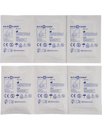 CLEANING WIPES 6 PIECES / Alkohol-Hautreinigungstücher mit 70 % Isopropanol