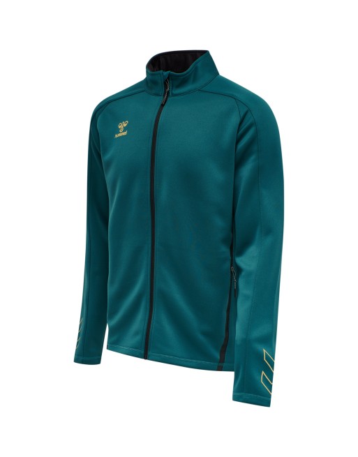 hmlCIMA XK ZIP JACKET / Hauptmaterial: Sweatstoff / Kragenfutter: Interlock-Gewebe hmlCIMA XK ZIP JACKET / Hauptmaterial: Sweatstoff / Kragenfutter: Interlock-Gewebe