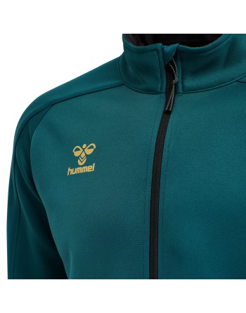 hmlCIMA XK ZIP JACKET / Hauptmaterial: Sweatstoff / Kragenfutter: Interlock-Gewebe