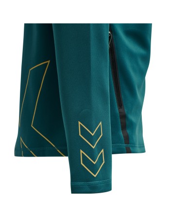 hmlCIMA XK ZIP JACKET / Hauptmaterial: Sweatstoff / Kragenfutter: Interlock-Gewebe