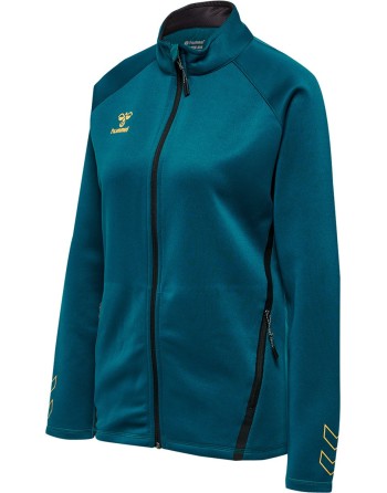 hmlCIMA XK ZIP JACKET WOMAN / Hauptmaterial: Sweatstoff / Kragenfutter: Interlock-Gewebe
