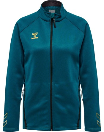 hmlCIMA XK ZIP JACKET WOMAN / Hauptmaterial: Sweatstoff / Kragenfutter: Interlock-Gewebe